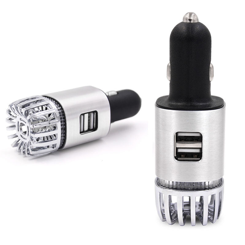 Aluminum alloy USB car air purifier